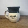 Inky Blue 'Ponder Club' Handmade Mug