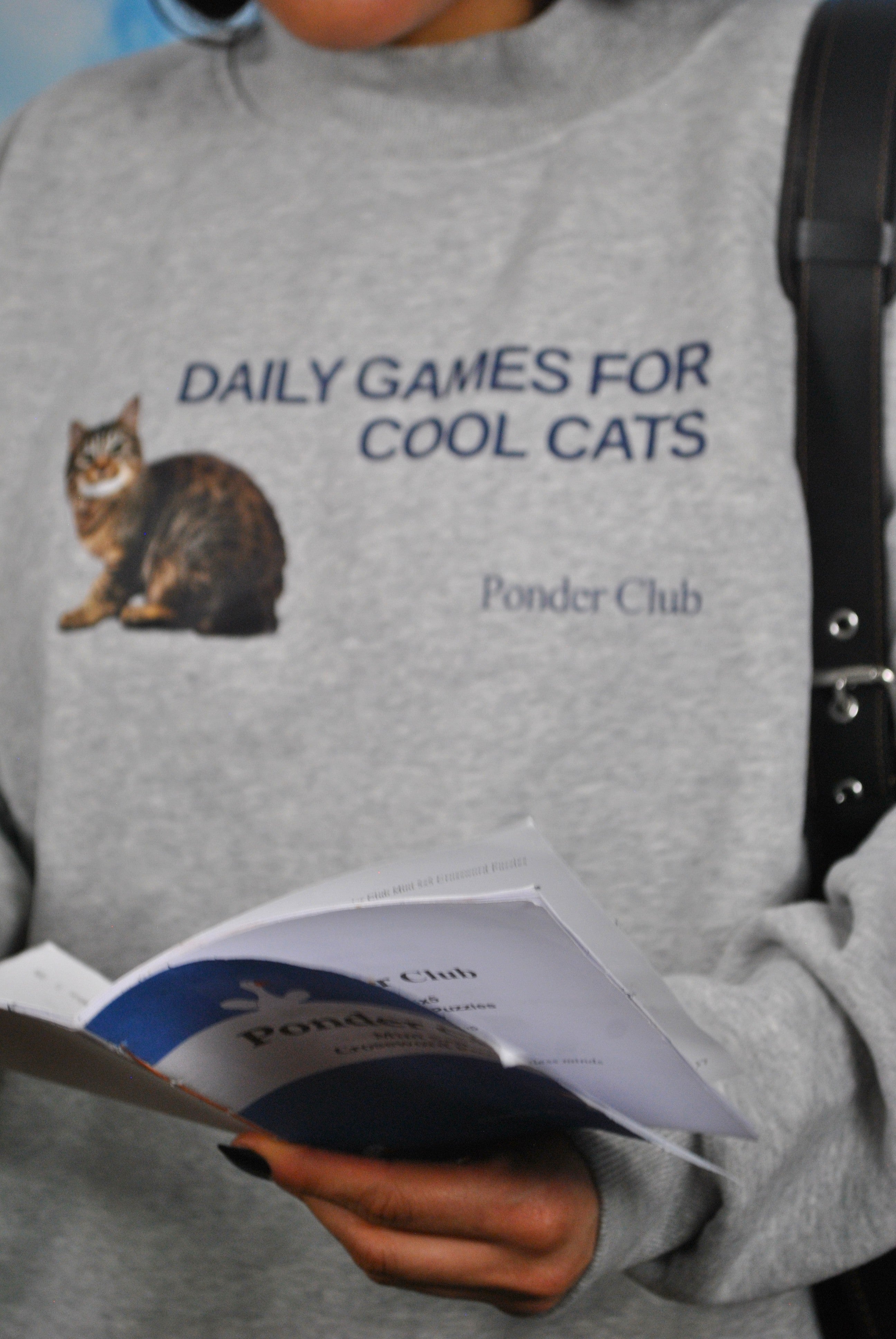 "Cool Cats" Mock-Neck Sweatshirt