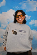 "Cool Cats" Mock-Neck Sweatshirt