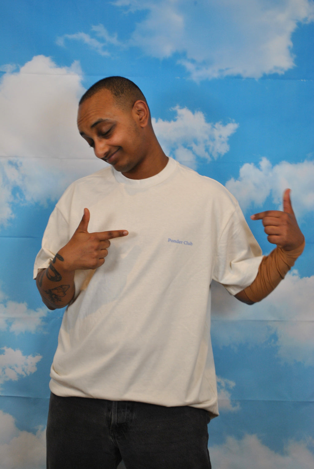 Wavy Back Boxy Tee