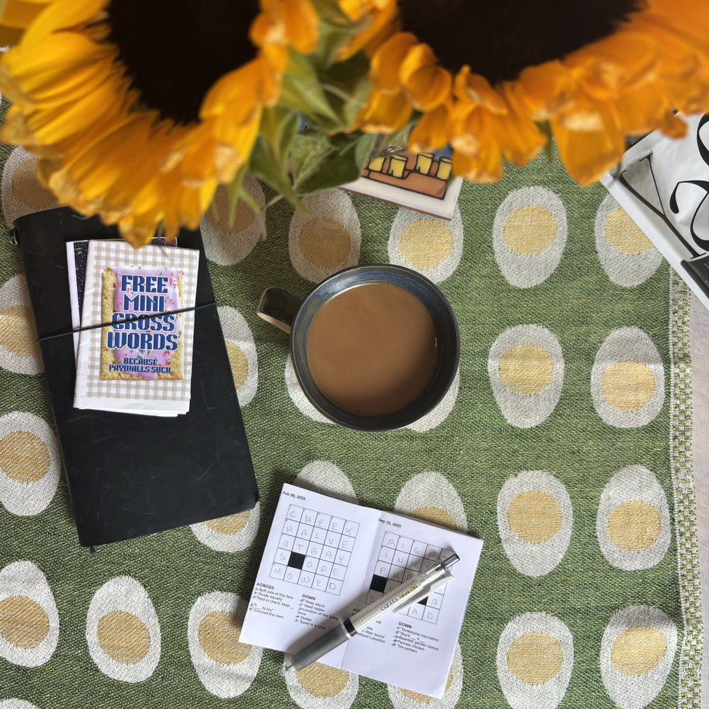 Inky Blue 'Ponder Club' Handmade Mug