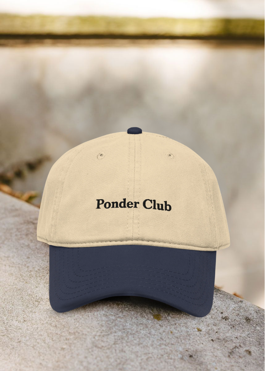 Two-Tone Navy Ball Cap