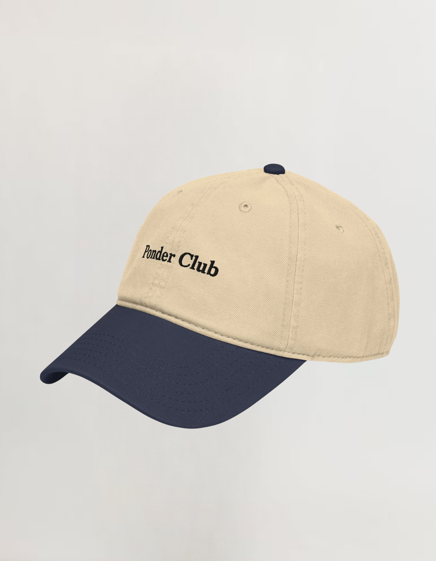 Two-Tone Navy Ball Cap