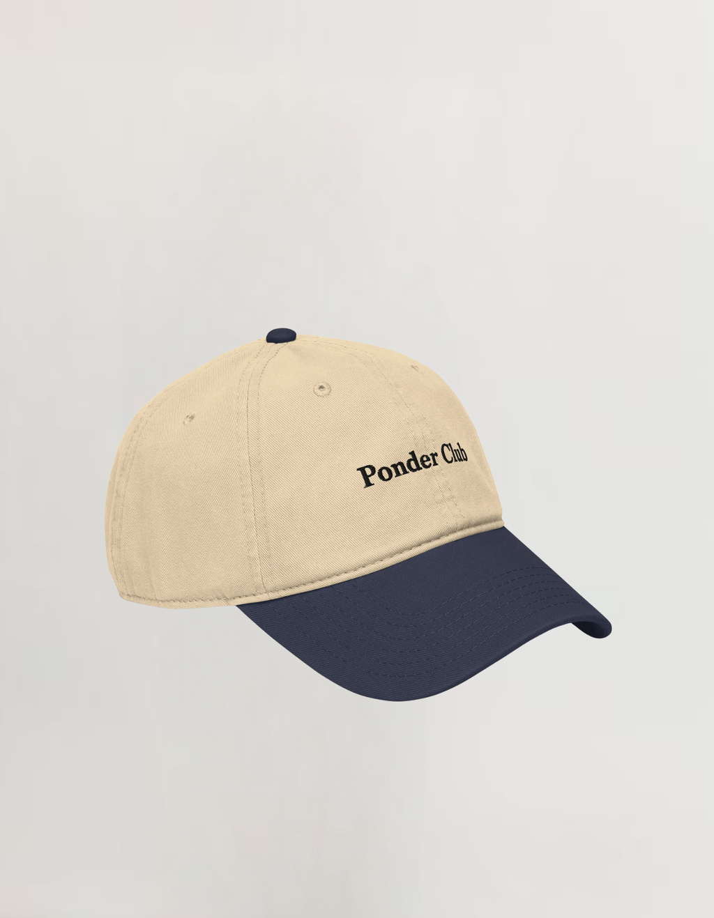 Two-Tone Navy Ball Cap
